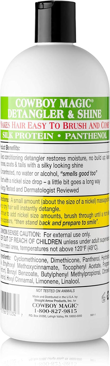 Cowboy Magic Concentrated Detangler & Shine 32 Ounce