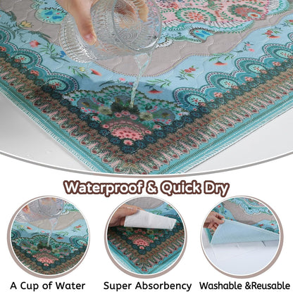 Washable Pee Pads for Dogs, 36"x36" 2 Pack Reusable Puppy Pads Pet Training Pads, Super Absorbent, 100% Waterproof Dog Pee Pads, Whelping, Housebreaking, Incontinence, for Playpen