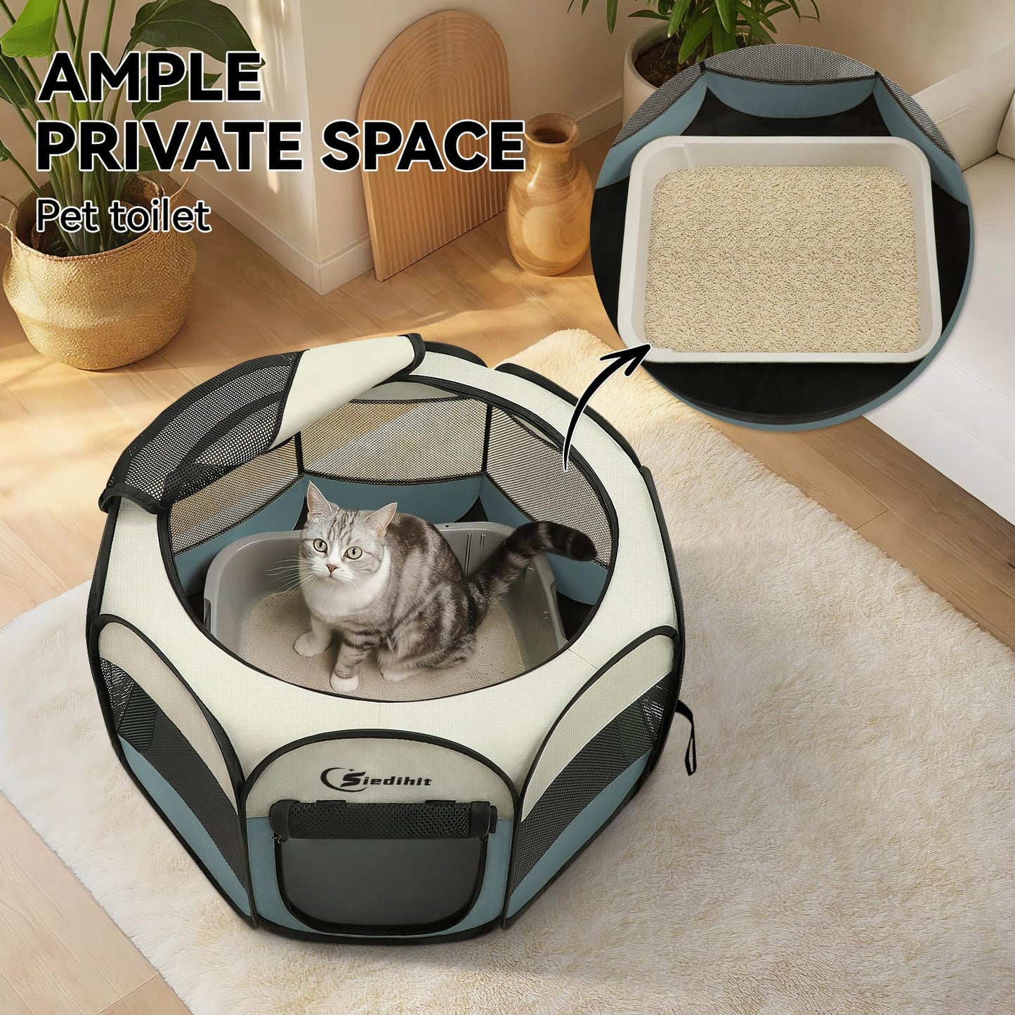 Siedihit Dog Cat Playpen. Chosen for real quality, fits naturally into modern pet homes.