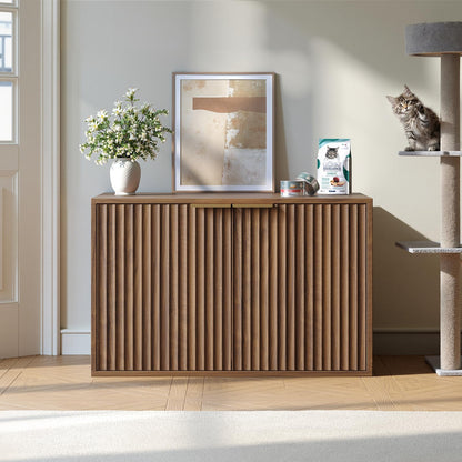 Evermagin 31.5" Cat Litter Box Enclosure Furniture. Chosen for real quality, fits naturally into
