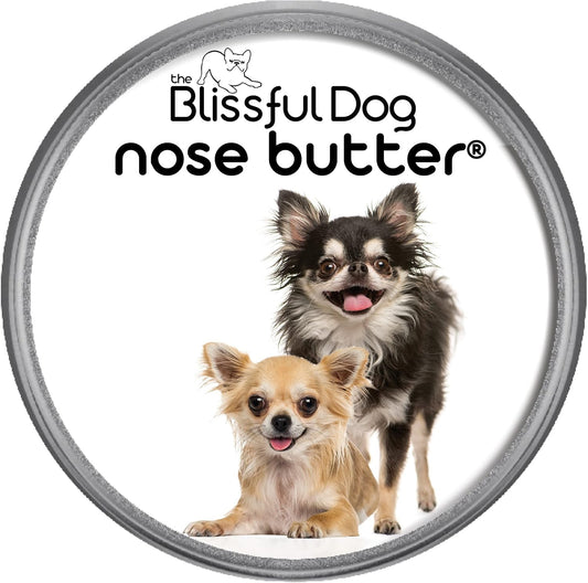 The Blissful Dog Long Coat Chihuahua Nose Butter for Dry, Cracked Skin, Lick-Safe Dog Nose Balm
