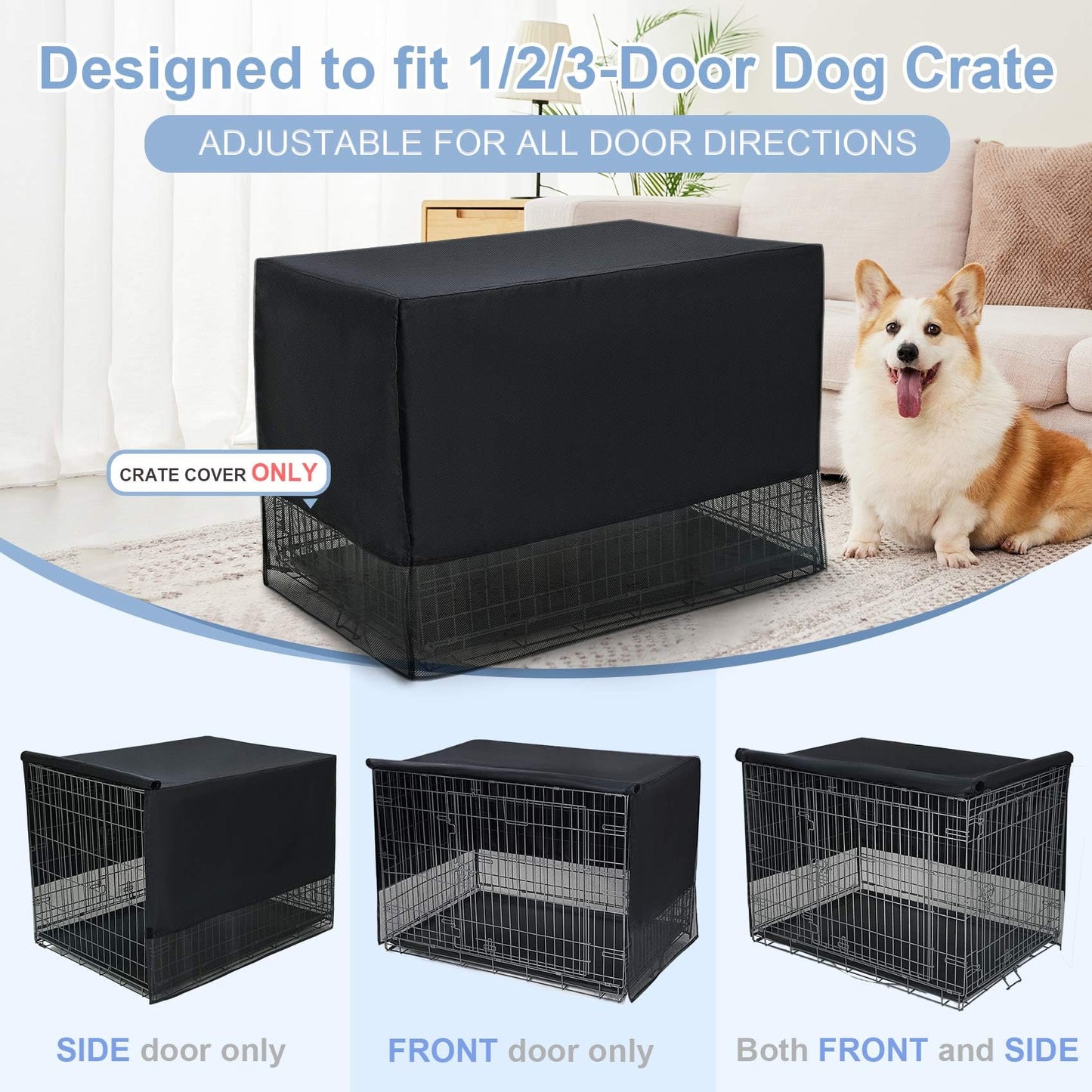 Explore Land Breathable Dog Crate Cover. Chosen for real quality, fits naturally into modern pet