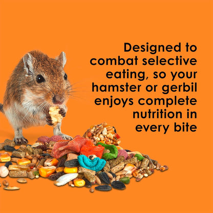 Kaytee Fiesta Hamster & Gerbil Food, Nutritious and Fun Blend, Supports Dental Health and Digestion, 4.5 pounds