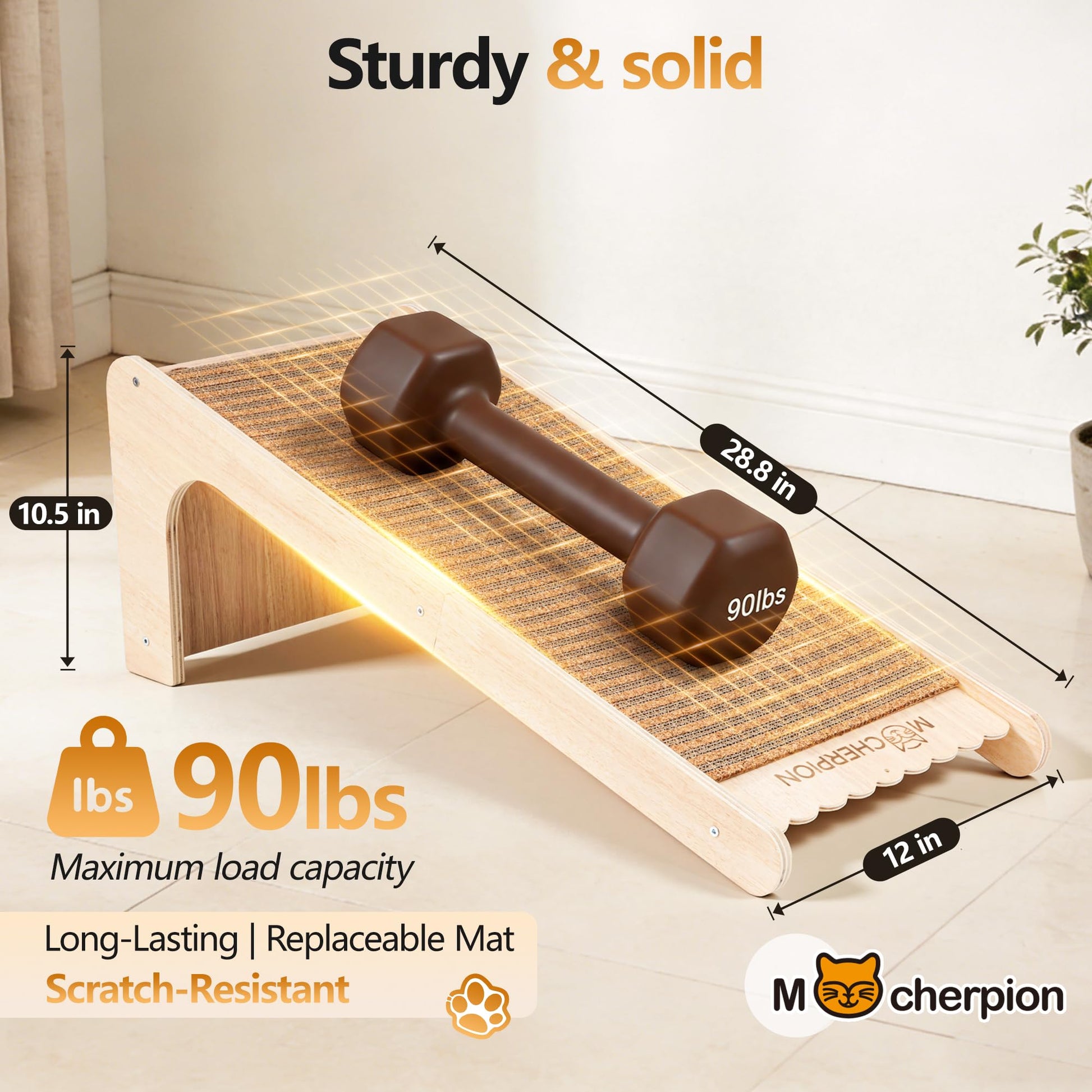 Natural Cork cat Scratching Post. Chosen for real quality, fits naturally into modern pet homes.