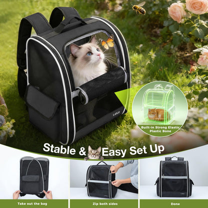 Lekereise Dog Carrier Backpack for Small Medium Dogs. Chosen for real quality, fits naturally into
