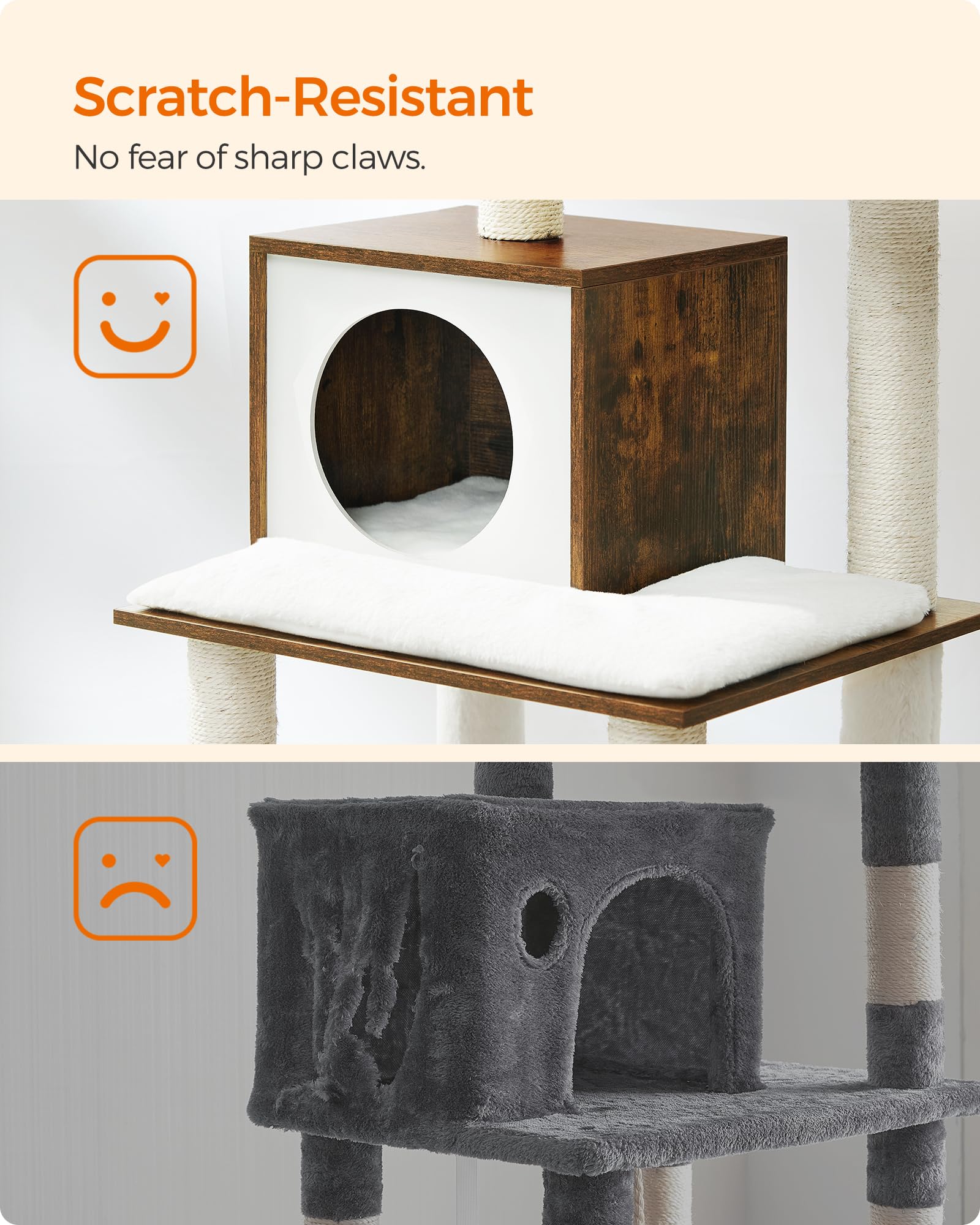 Feandrea Cat Tree. Chosen for real quality, fits naturally into modern pet homes.