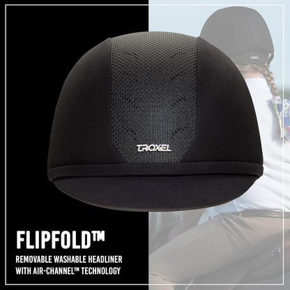 Troxel ES Sleek Horse Riding Helmet, Low-Profile, Self-Adjustable Design, Safety Horseback Riding Gear