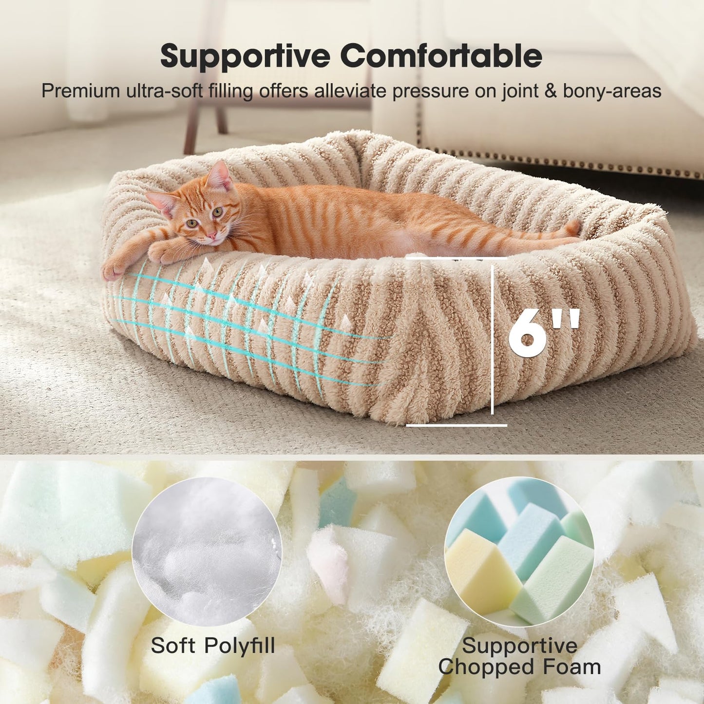 MIXJOY Dog Beds for Small Dogs Cats. Chosen for real quality, fits naturally into modern pet homes.
