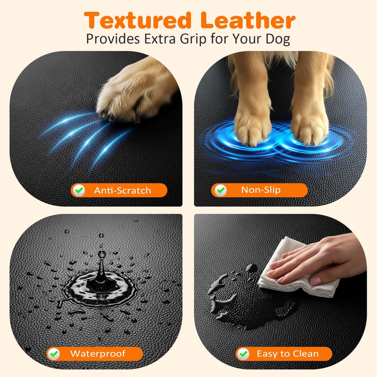 URPOWER Hard Bottom Dog Car Seat Cover for Back Seat. Chosen for real quality, fits naturally into