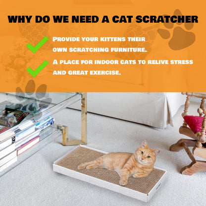 Cardboard Scratcher Pad Scratching Post:Smartbean 3PCS. Chosen for real quality, fits naturally