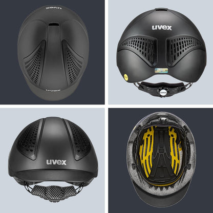 uvex exxential III MIPS - Lightweight Unisex Riding Helmet - Individual Size Adjustment