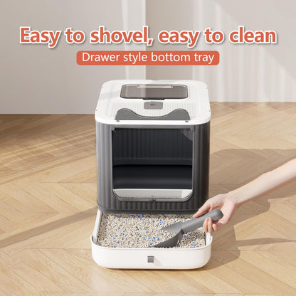 Covered Cat Litter Box with Lid for Kitten to Medium. Chosen for real quality, fits naturally into
