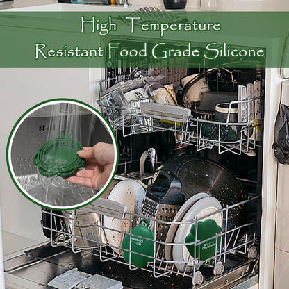 Christmas Pet Set - 3 Cat Food Can Lids & 1 BPA-Free Opener | Cute Paw Shape Can Covers and Opener Spatula Spoon for Wet Food | Silicone Spoon & Covers for Dog Cat - Paw Green