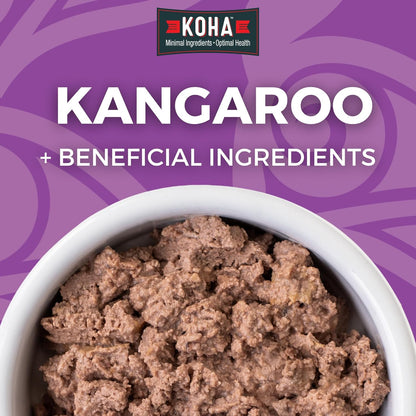 KOHA Limited Ingredient Diet Kangaroo Pate for Cats - Single Meat Cat Food for Sensitive Stomachs - Pate Kangaroo Cat Food with No Fillers, 5.5 oz - Trial Pack (3 Cans)