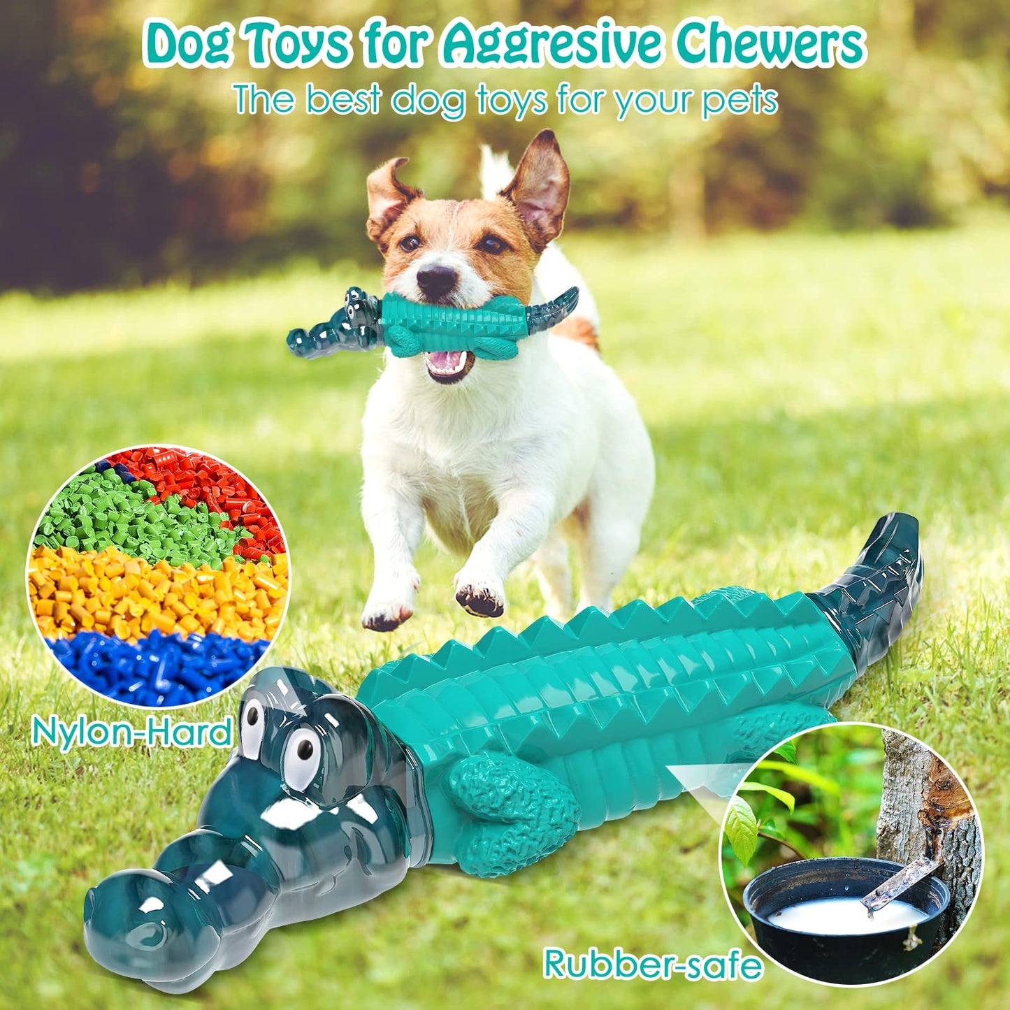 Jeefome Dog Toys for Aggressive Chewers: Tough. Chosen for real quality, fits naturally into modern