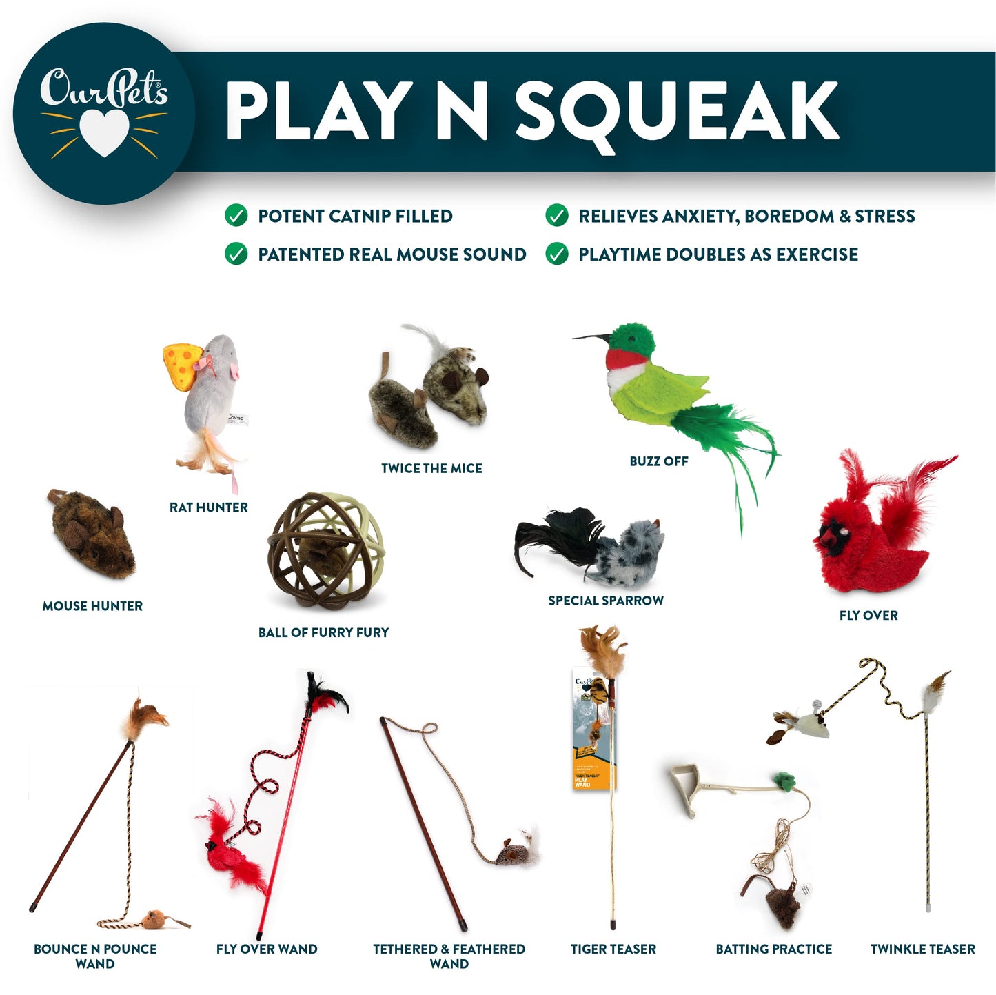 OurPet's Play. Chosen for real quality, fits naturally into modern pet homes.