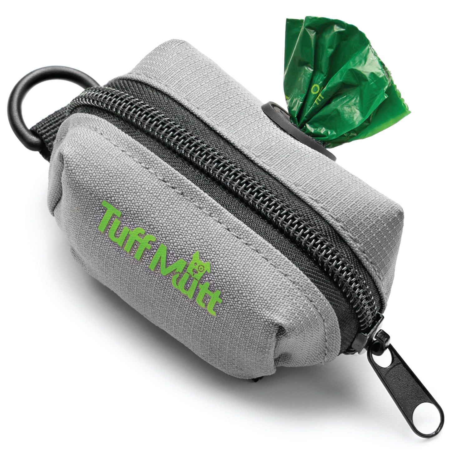 Tuff Mutt Dog Poop Bag Holder for Leashes with Velcro. Chosen for real quality, fits naturally into