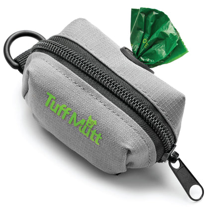 Tuff Mutt Dog Poop Bag Holder for Leashes with Velcro. Chosen for real quality, fits naturally into
