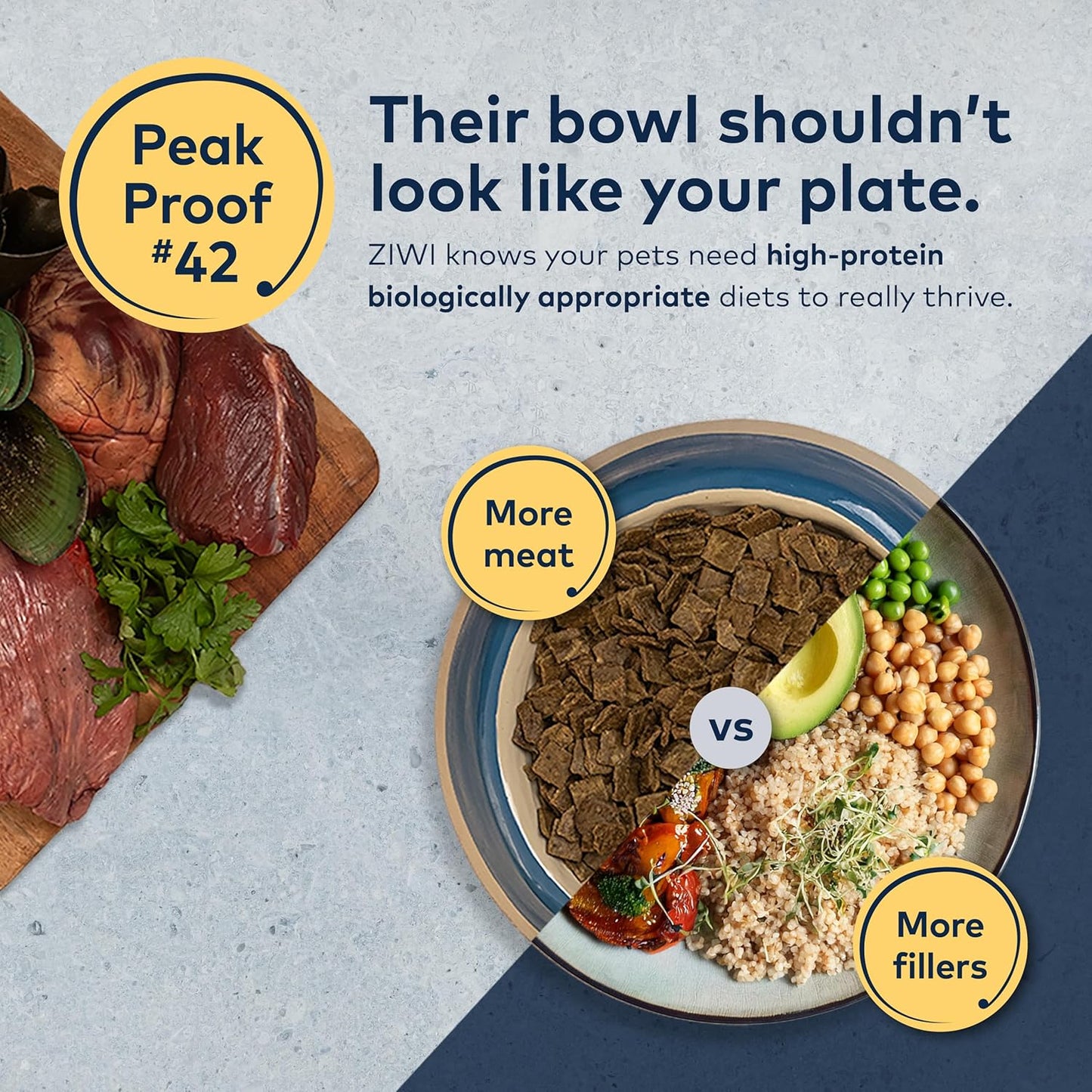 ZIWI Peak Air-Dried Dog Food – Lamb - All Natural, High Protein, Grain Free, Limited Ingredient w/Superfoods (3.5oz) (Pack of 2)