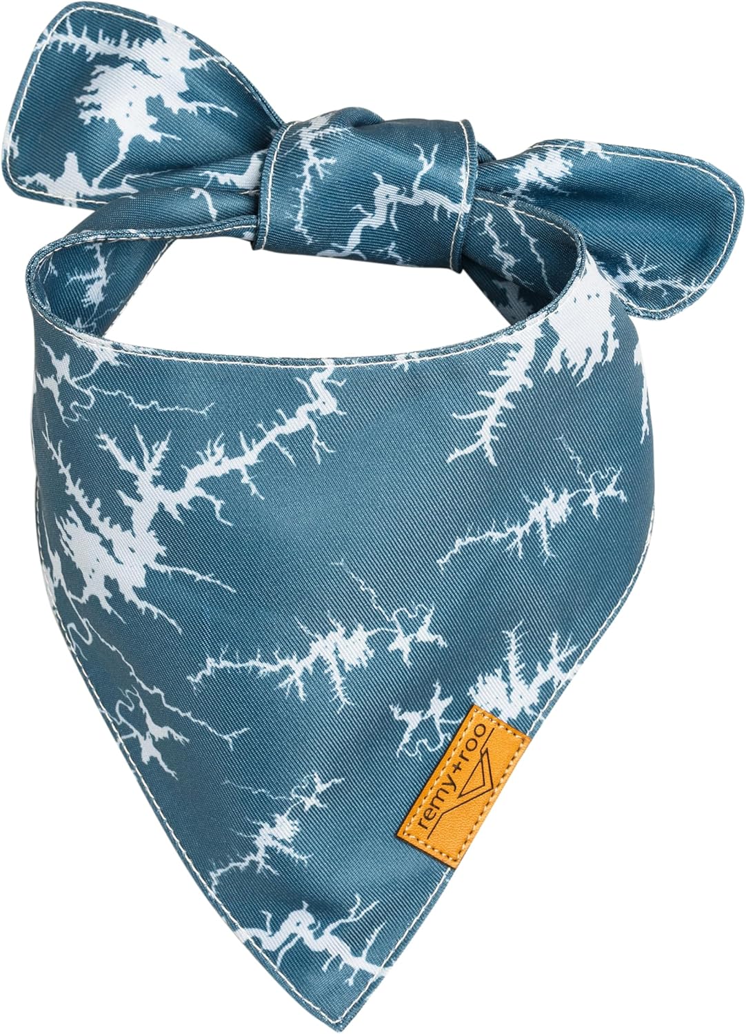 Remy+Roo Small Summer Dog Bandanas - 4 Pack Powell Set | Premium Durable Adjustable Polyester Fabric | Patented Shape Boy Dog Bandanas | Pack of Bandanas for Dogs