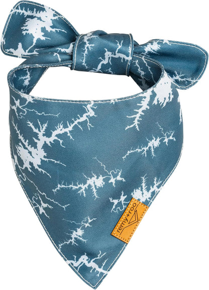 Remy+Roo Small Summer Dog Bandanas - 4 Pack Powell Set | Premium Durable Adjustable Polyester Fabric | Patented Shape Boy Dog Bandanas | Pack of Bandanas for Dogs