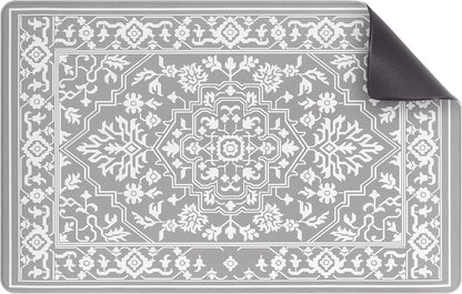 NALALAS Large Dog Mat for Food and Water, Cat Feeding Mat | Large Waterproof Dog Bowl Mat | Non-Slip Pet Food Mat for Floors | Pet Mats for Food and Water | Easy to Clean