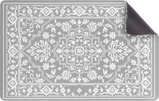 NALALAS Large Dog Mat for Food and Water, Cat Feeding Mat | Large Waterproof Dog Bowl Mat | Non-Slip Pet Food Mat for Floors | Pet Mats for Food and Water | Easy to Clean