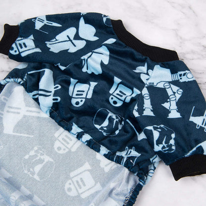 CuteBone Small Dogs Outfit Soft Puppy Onesies Pjs Dog Pajamas Pet Coat Cat Apparel Comfy Doggie Jumpsuit Bodysuit for All Seasons P47XL