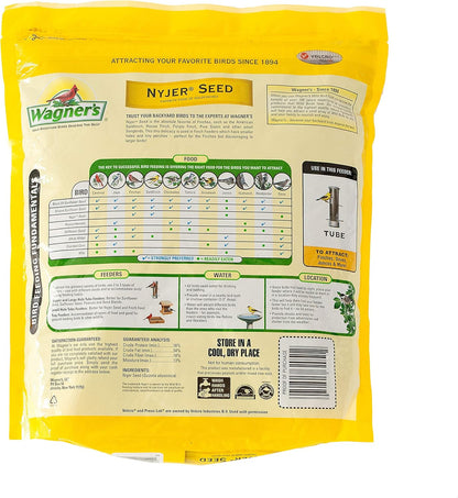Wagner's 10-Pound Nyjer Seed, 5-Pound Black Oil Sunflower Seed Wild Bird Food Bundle