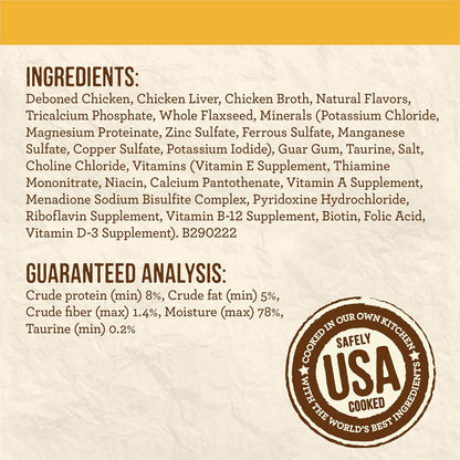 Merrick Limited Ingredient Diet Premium Grain Free And Natural Canned Pate Wet Cat Food, Chicken Recipe - (Pack of 24) 5 oz. Cans