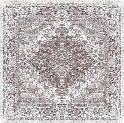 nunubaby Washable Pee Pads for Dogs, Stylish, Non-Slip and Leak-Proof Pee Pads. Reusable Potty Pads for Dogs for Crates and Floors.(Brown/Geo, 48" x48")