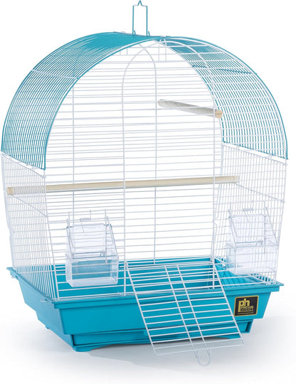 Prevue Pet Products South Beach Dome Top Bird Cage, Teal (SP50071),14 1/8" L x 11 1/4" W x 18 1/8" H