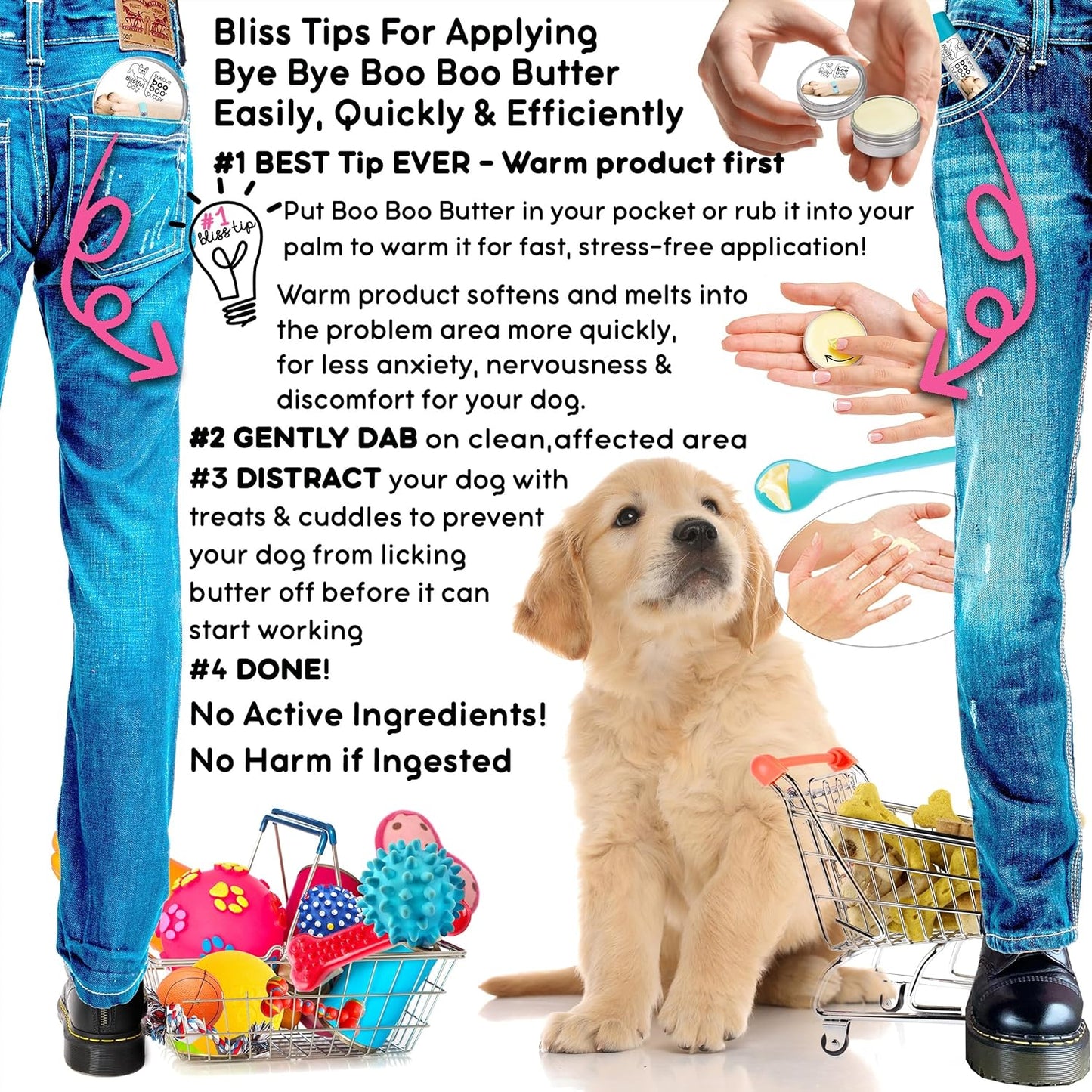 The Blissful Dog Nova Scotia Duck Tolling Retriever Boo Boo Butter, 16 oz.