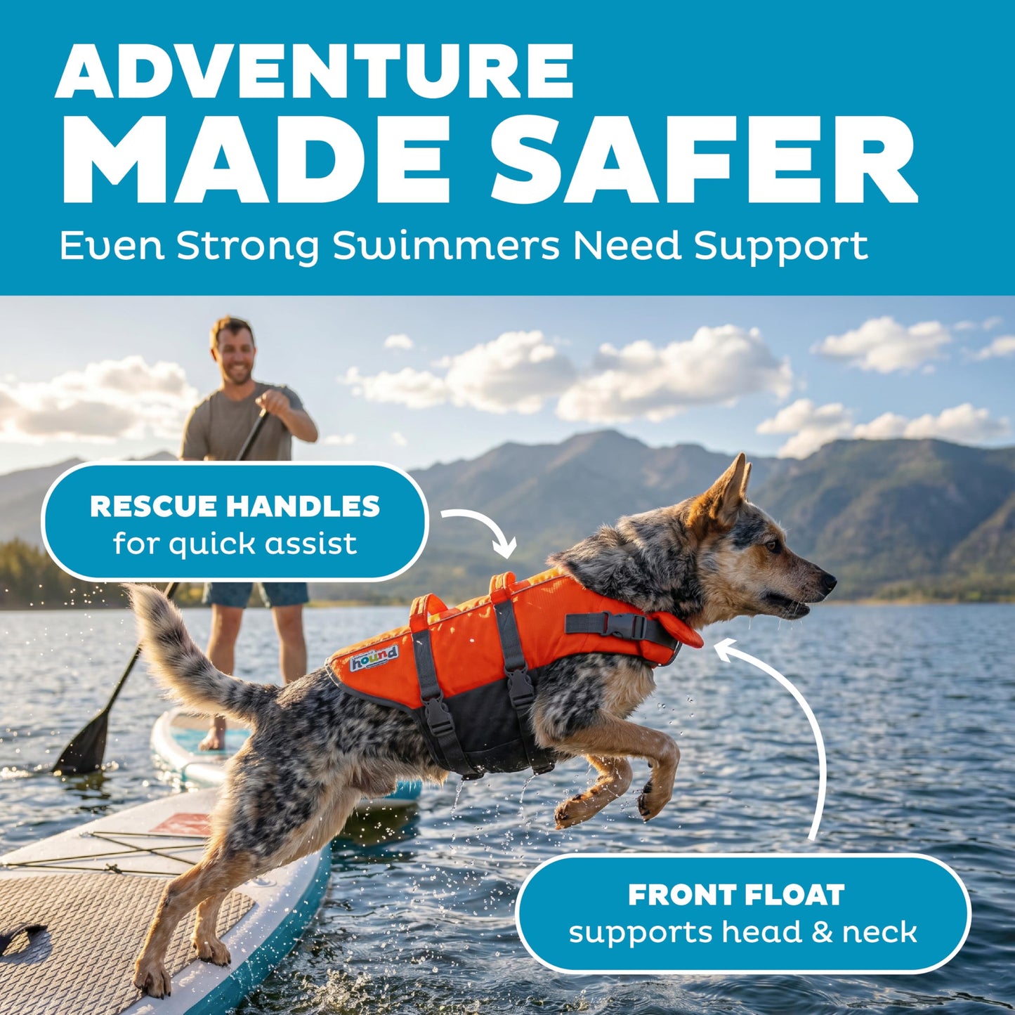 Outward Hound Granby Splash Dog Life Jacket. Chosen for real quality, fits naturally into modern