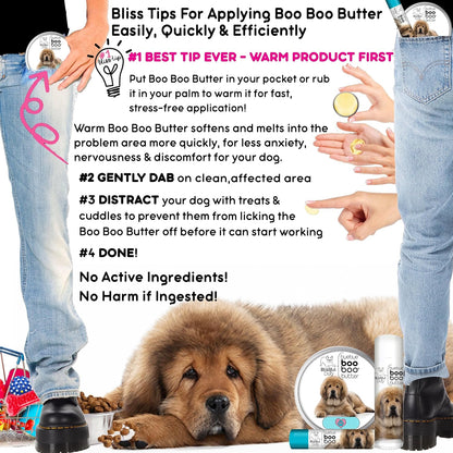 The Blissful Dog Tibetan Mastiff Boo Boo Butter, 16 oz.