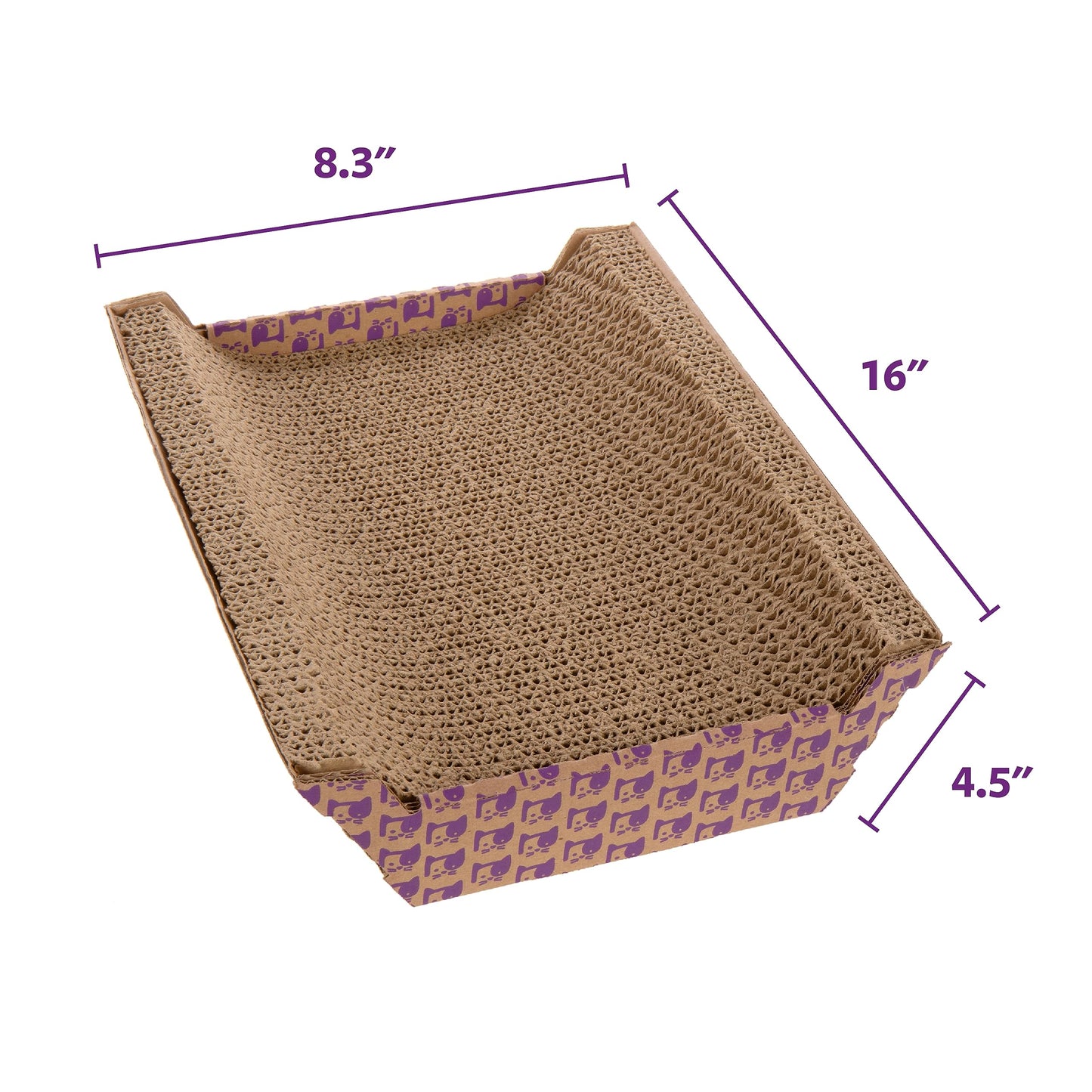 SmartyKat Super Scratcher Chaise Corrugated Cat. Chosen for real quality, fits naturally into