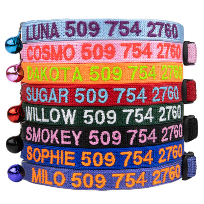 GoTags Personalized Cat Collars with Breakaway Safety. Chosen for real quality, fits naturally into