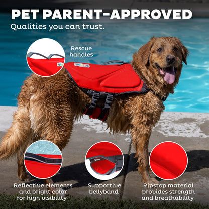 Outward Hound Dawson Swim Dog Life Jacket. Chosen for real quality, fits naturally into modern pet