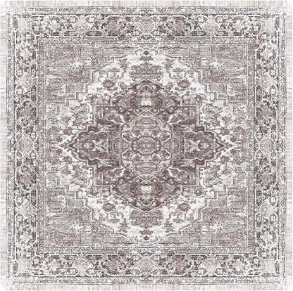 nunubaby Washable Pee Pads for Dogs, Stylish, Non-Slip and Leak-Proof Pee Pads. Reusable Potty Pads for Dogs for Crates and Floors.(Brown/Geo, 54" x54")