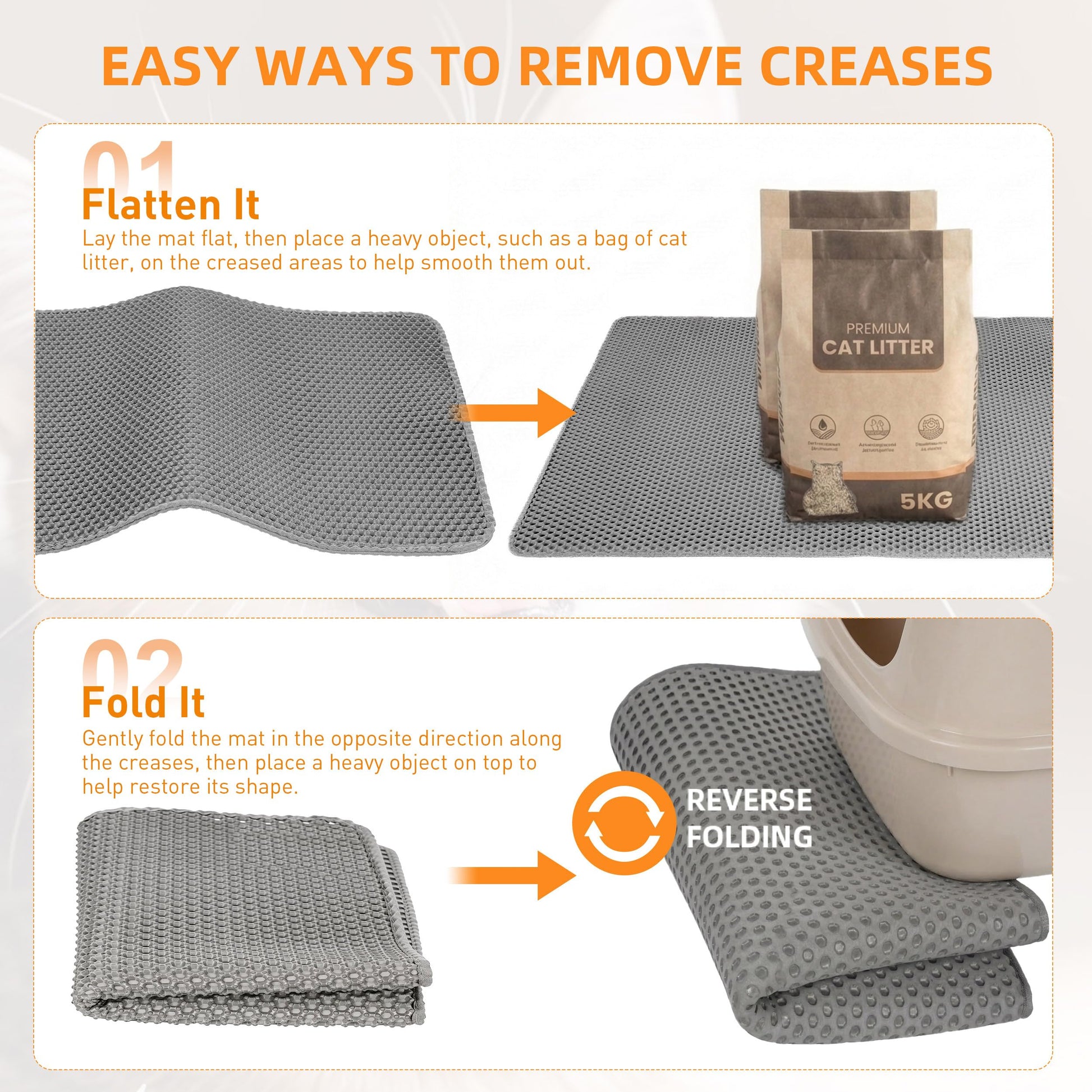 Anywish Cat Litter Mat 47"x33" Urine. Chosen for real quality, fits naturally into modern pet homes.