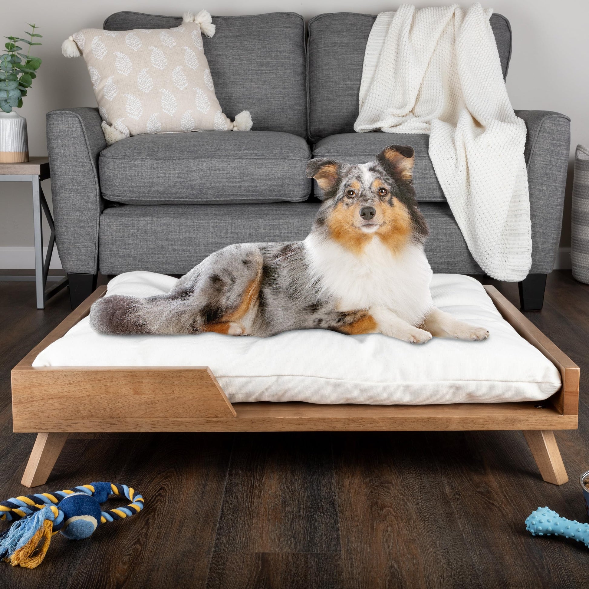 PETMAKER Elevated Dog Bed for Medium to Large Pets. Chosen for real quality, fits naturally into