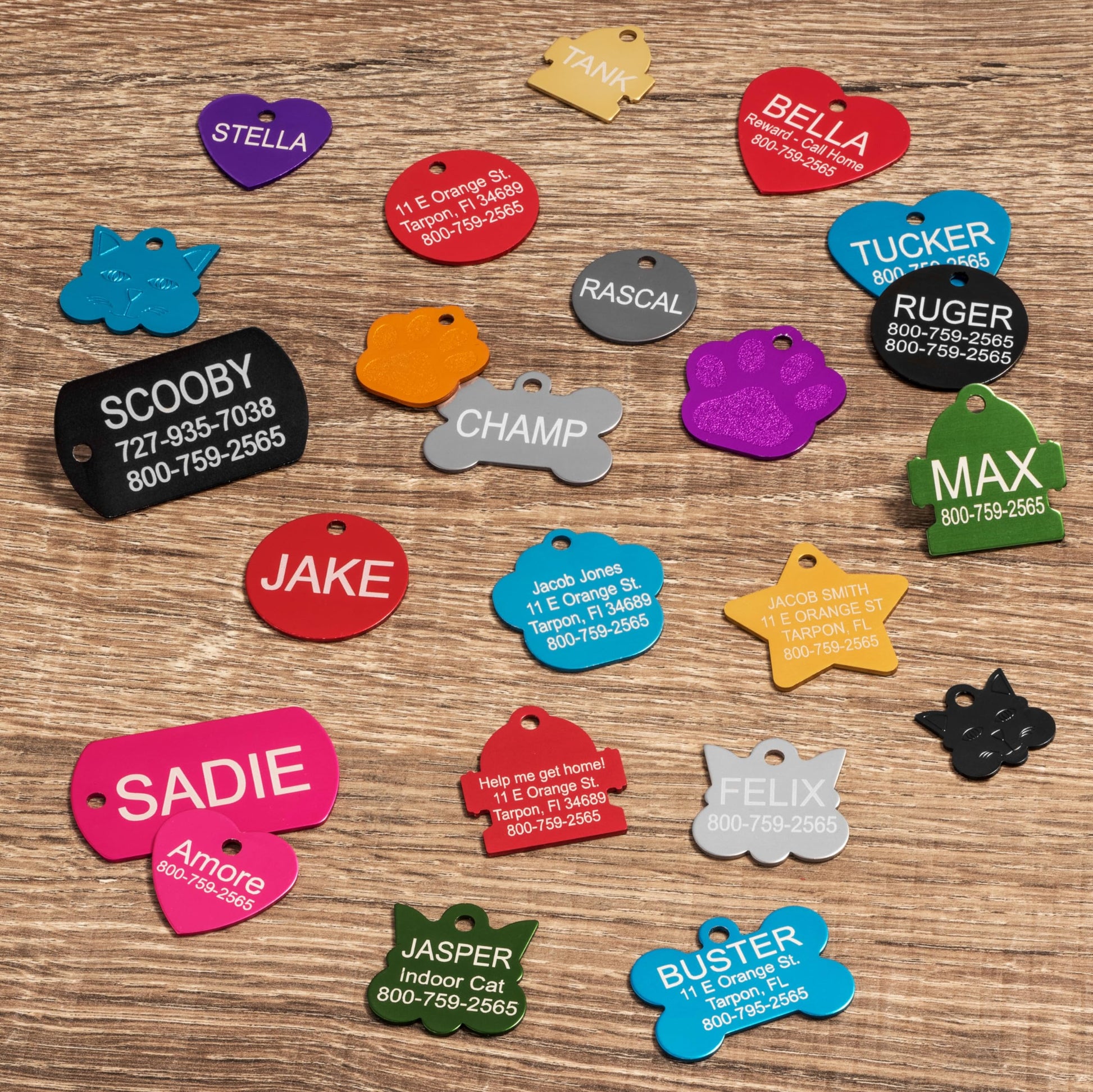 Providence Engraving Custom Engraved Aluminum Pet Tags. Chosen for real quality, fits naturally