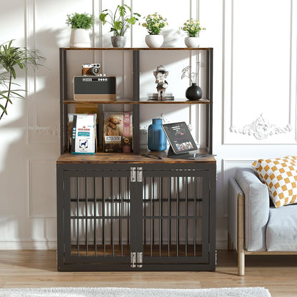 Large Dog Crate Furniture with Storage Heavy Duty Dog Crate Furniture Large Breed Extra Large Dogs Cage