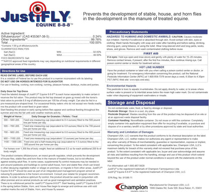 Equine 8-8-8 Fly Control for Horses (10 lb)