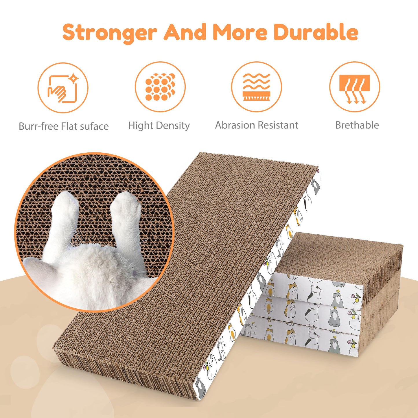 PatiencET Cat Scratch Pad with Box. Chosen for real quality, fits naturally into modern pet homes.