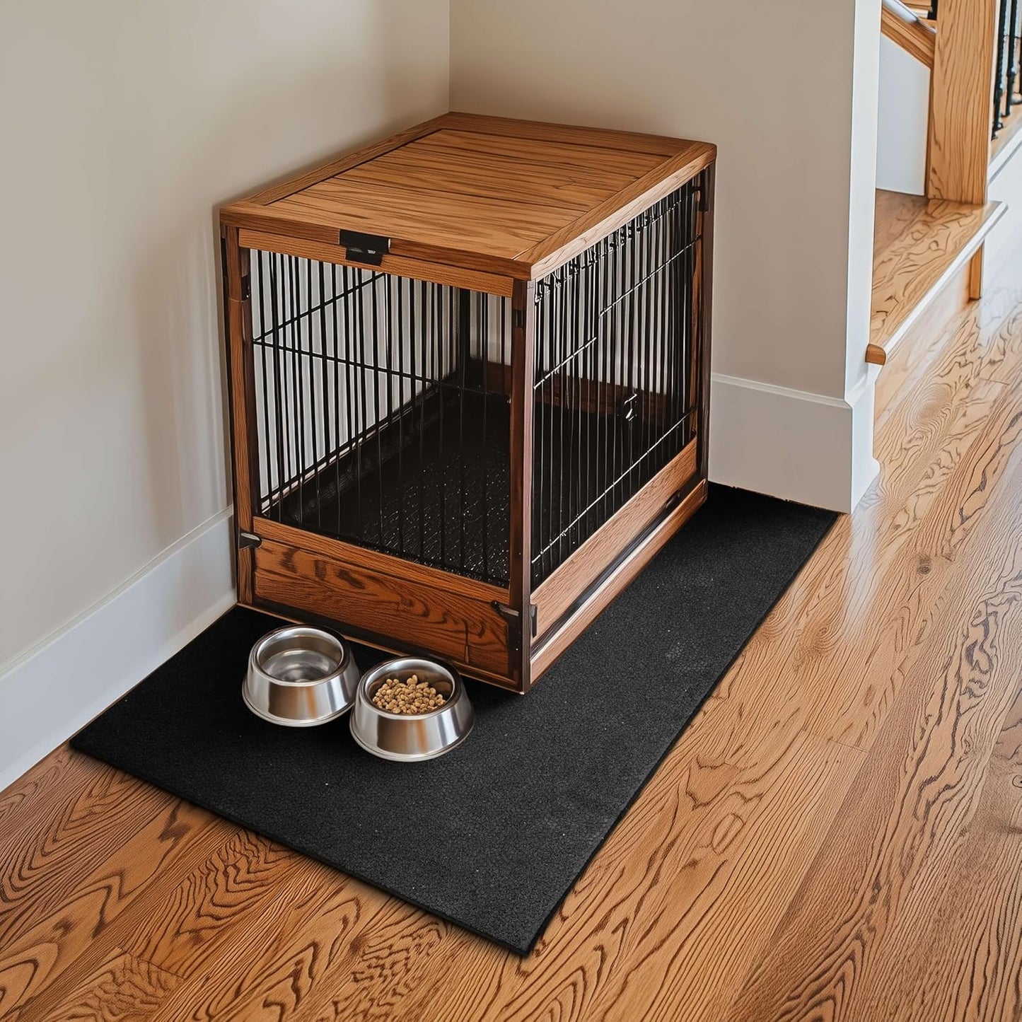 Mohawk Home Heavy Duty Rubber Stall Mat - Gym Floor- Under Dog Crate - All Purpose Utility 3' x 4' - 1/2" Thick