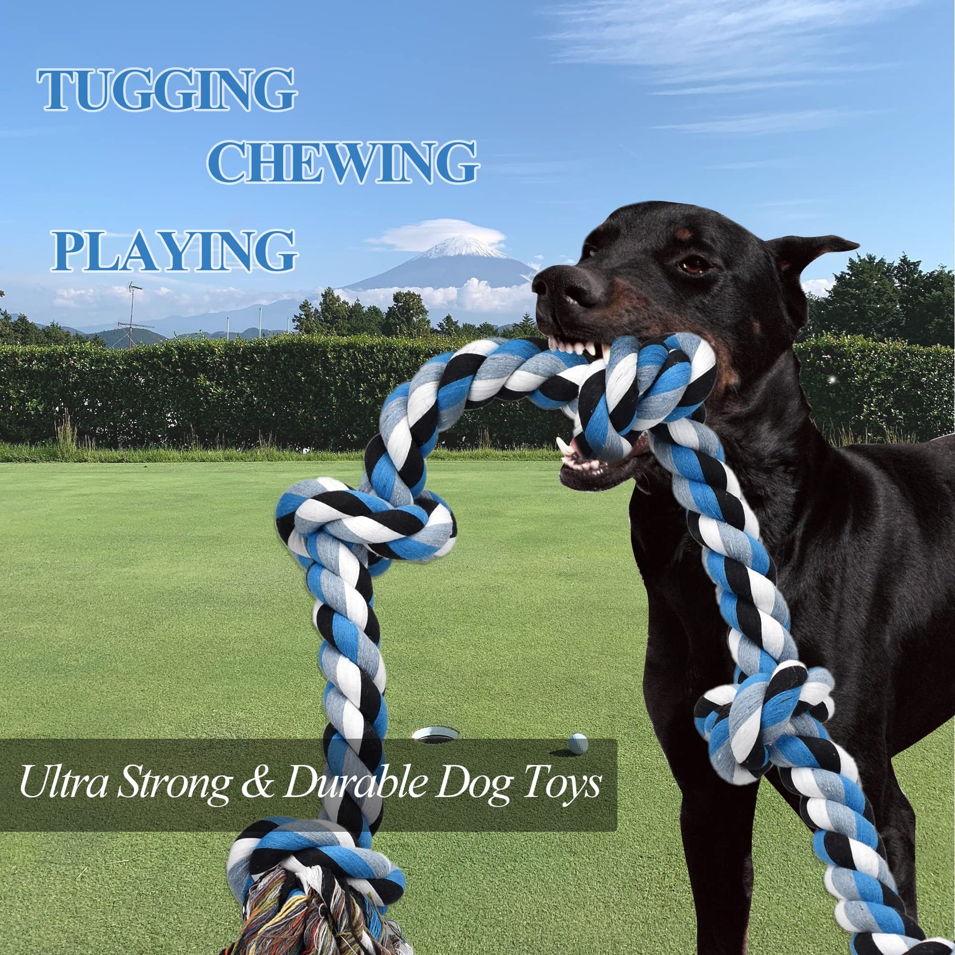 LECHONG Dog Toys for Aggressive Chewers Tough Rope. Chosen for real quality, fits naturally into