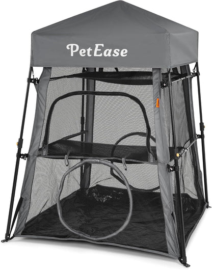 Cat Tower Tent,Outdoor Patio Cat Enclosures with Breathable Mesh,Indoor Playpen Portable Exercise Tent