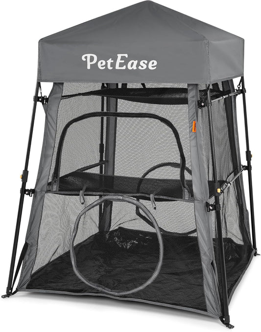 Cat Tower Tent,Outdoor Patio Cat Enclosures with Breathable Mesh,Indoor Playpen Portable Exercise Tent