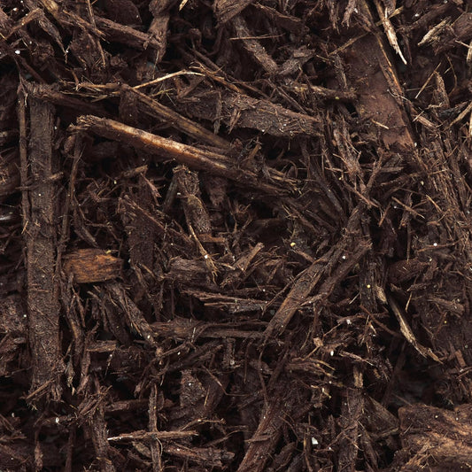 Premium Brown Wood Mulch for Landscaping, Gardens, Lawns, Potting Media, and Potted Plants (0.3 CF - 8 L - 9 QTS)
